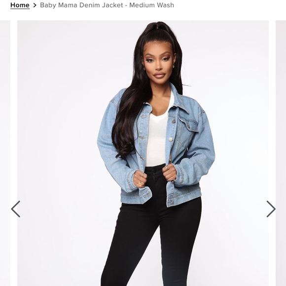 BABYMAMA LIGHT WASH DENIUM JACKET - Picture 3 of 14